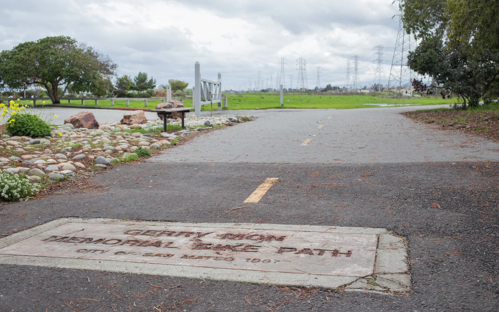 Bay Trail recreation area near San Mateo waterfront